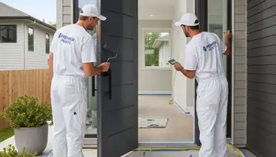 Professional door painting and refinishing in Kansas City, KS for durable, weather-resistant finishes