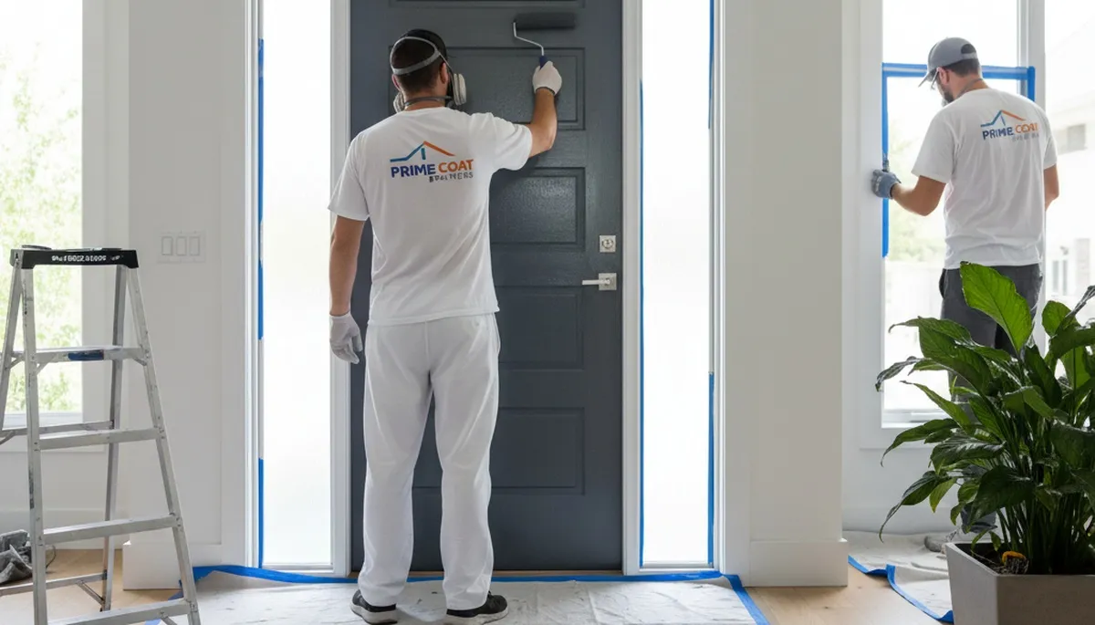 Professional door painting and refinishing in Kansas City, KS for durable, weather-resistant finishes