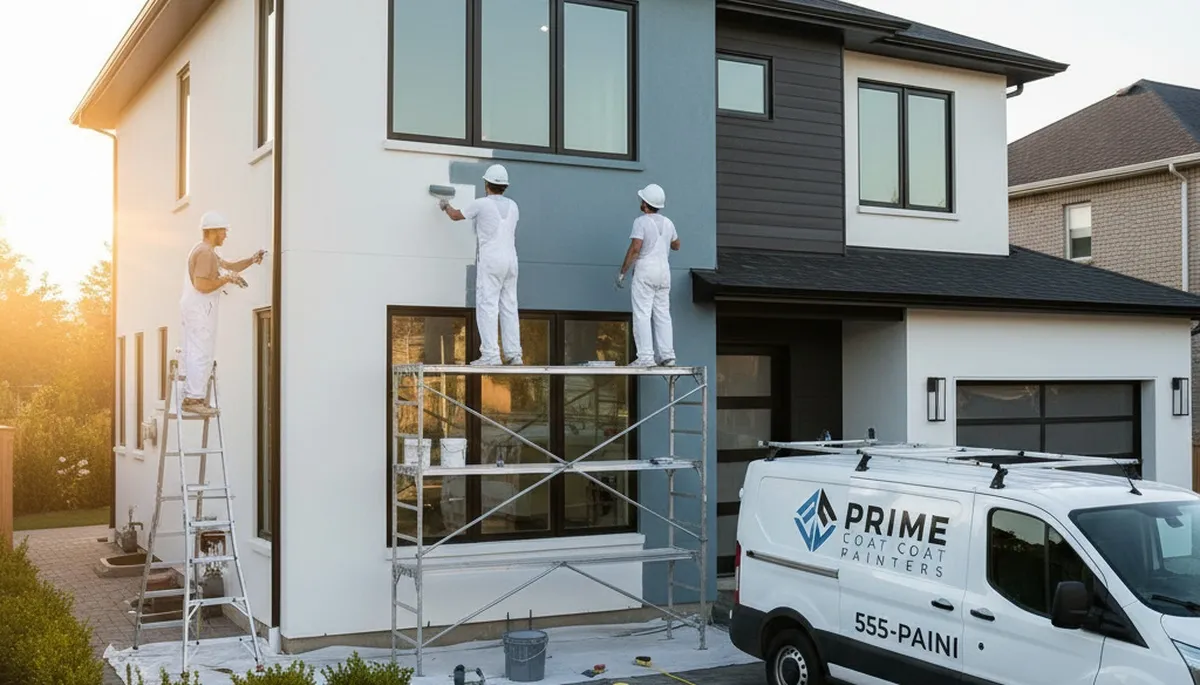 Professional exterior house painting in Kansas City, KS by weather-resistant home painters