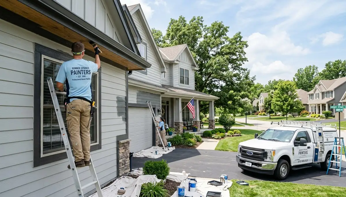 Professional house painting service in Kansas City KS by local exterior and interior painters