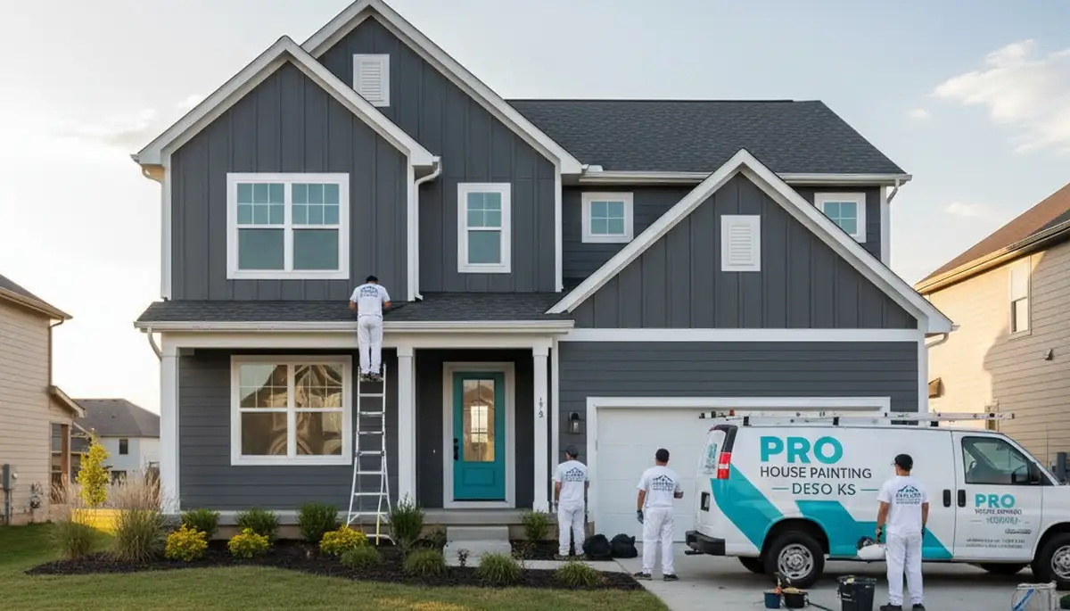 House painting crew serving Kansas City, KS with professional exterior and interior painting services