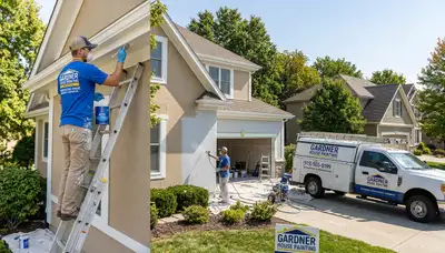 Professional house painters in Kansas City KS providing expert residential exterior painting services
