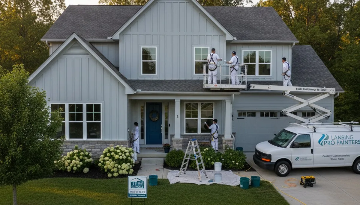 Professional house painting service in Kansas City, KS for residential exterior and interior homes
