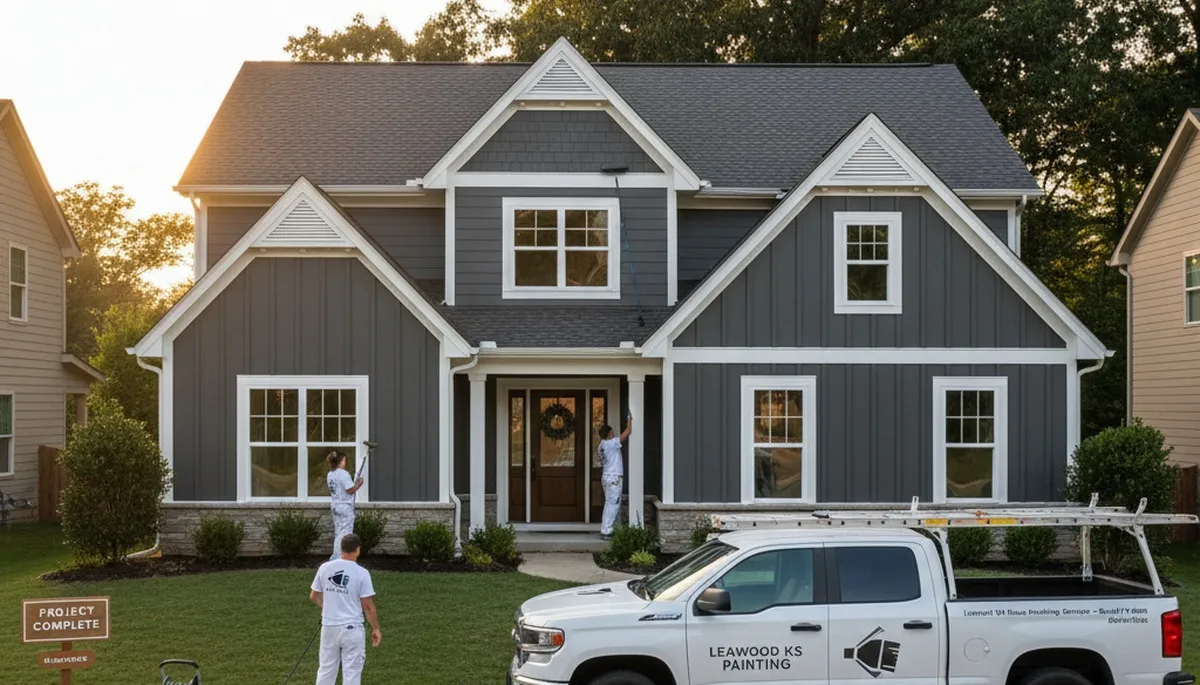 Professional house painting service in Kansas City, KS for residential interior and exterior homes