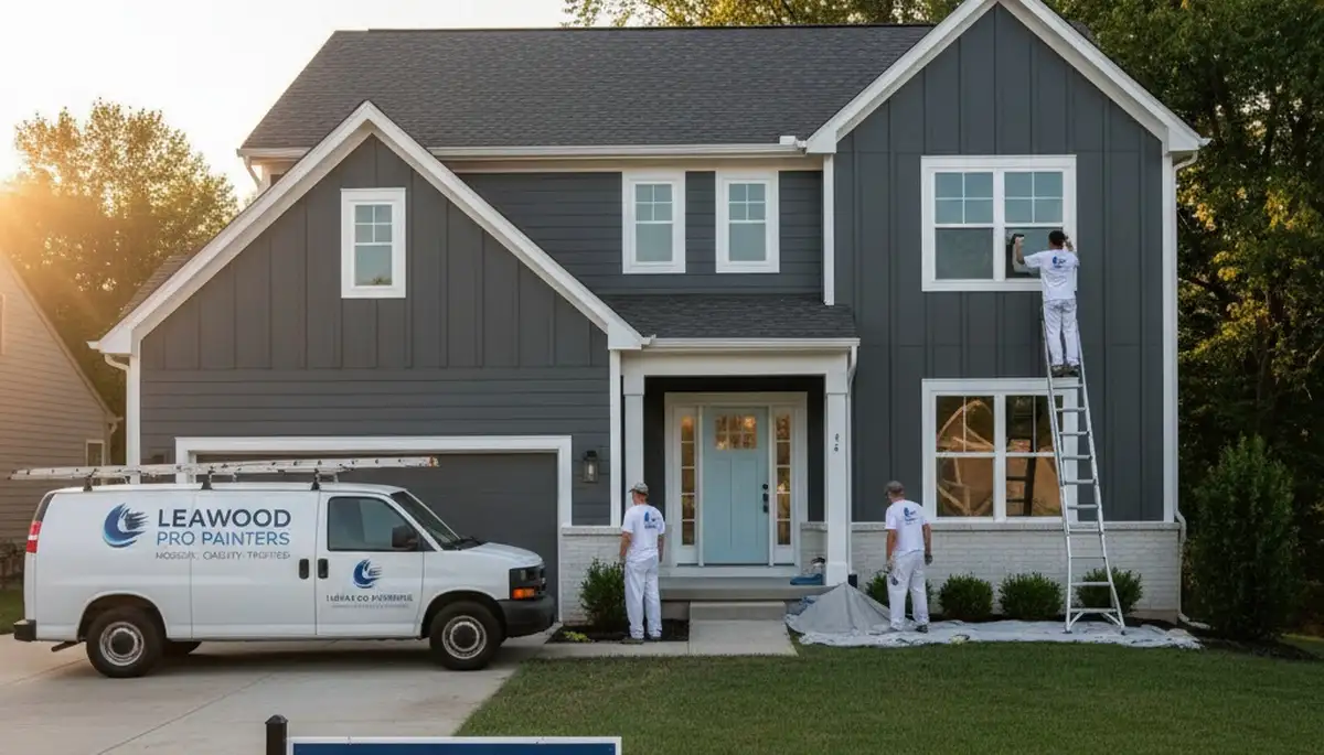 Kansas City, KS house painting team providing professional interior and exterior painting services