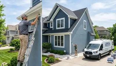 Professional house painters in Kansas City KS providing expert home exterior painting services