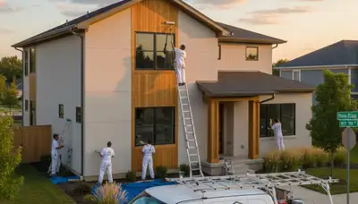 House painting service in Kansas City, KS for interior and exterior home painting projects