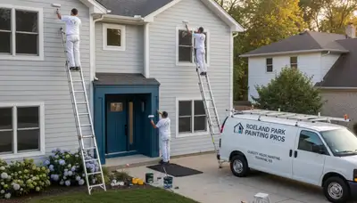 Professional house painting service in Kansas City, KS for residential exterior and interior homes