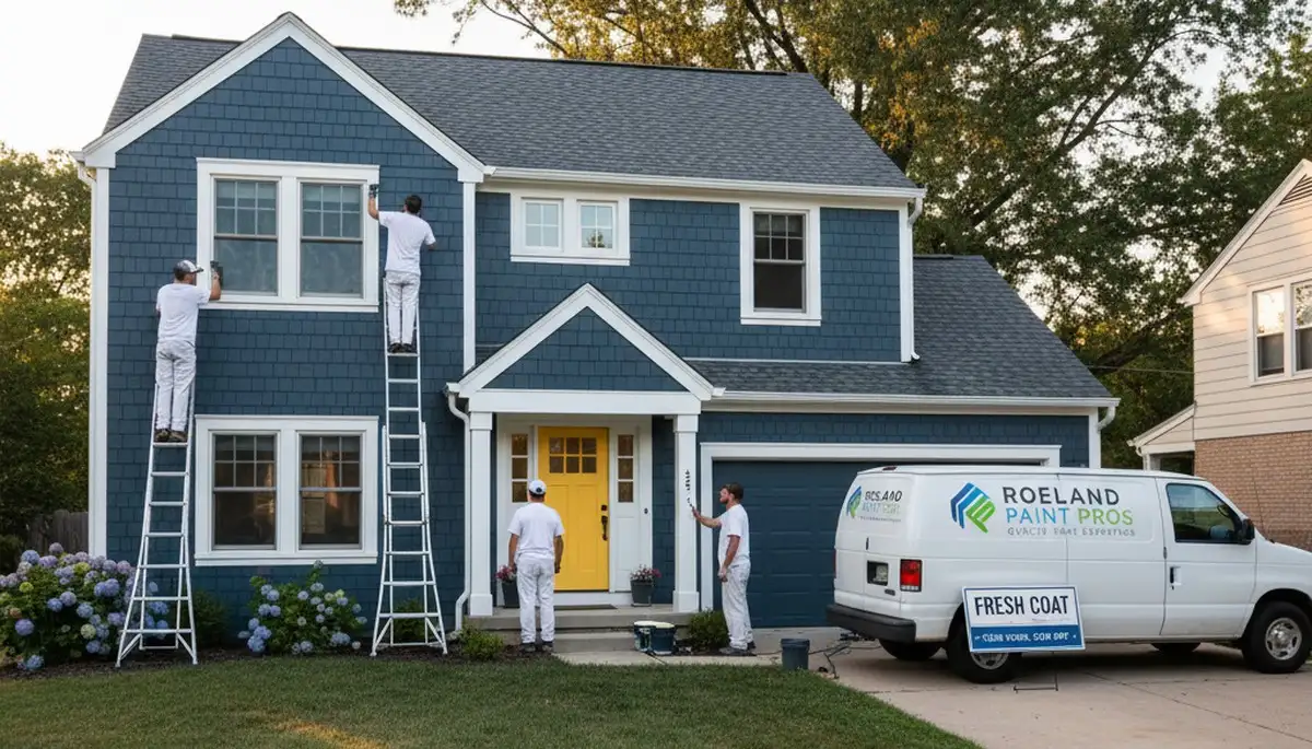 House painting contractor in Kansas City, KS providing professional interior and exterior painting services
