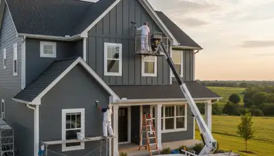 House painting service in Kansas City, KS for residential interior and exterior painting projects
