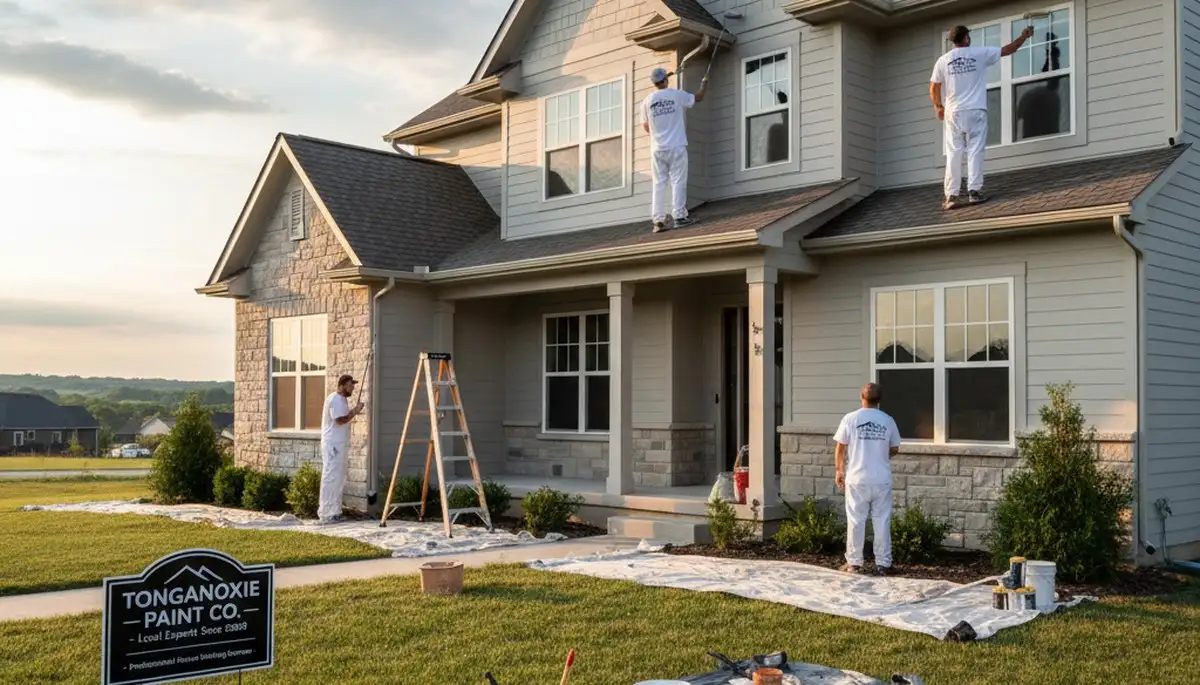House painting service in Kansas City, KS for residential exterior and interior projects